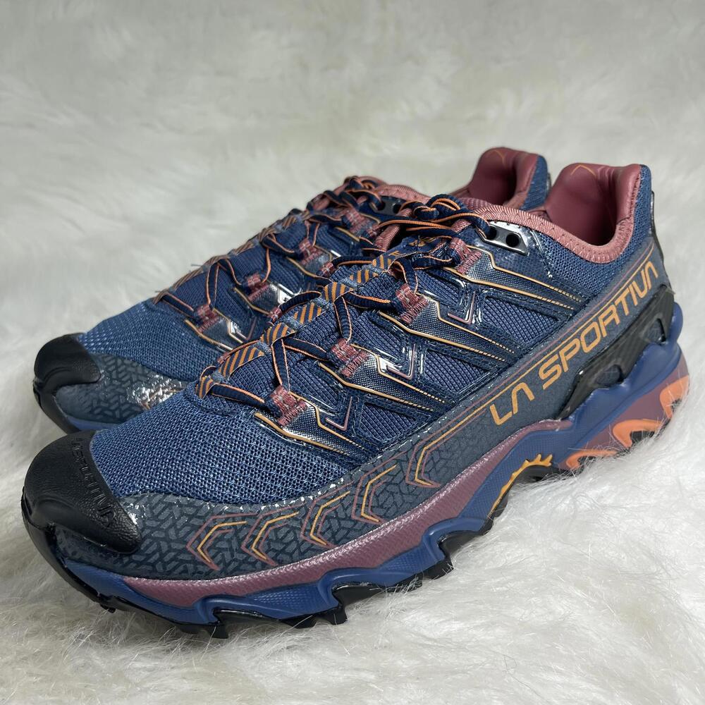 La Sportiva Trail Running Shoes - Blue/Pink for women’s size 9.5